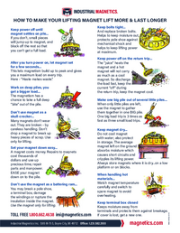 Thumbnail of document Lift of a Walker Magnet Flyer