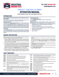 Thumbnail of document PowerLift® Lift Magnet